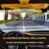 Visera solar para automóvil de doble propósito: extensor de visera antideslumbrante diurna y nocturna con protector de conducción nocturna y protección UV para SUV, camiones